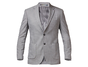 NNT Mens Half Lined 2 Button Linen Look Jacket Classic Fit Long Sleeve CATB94-Collins Clothing Co