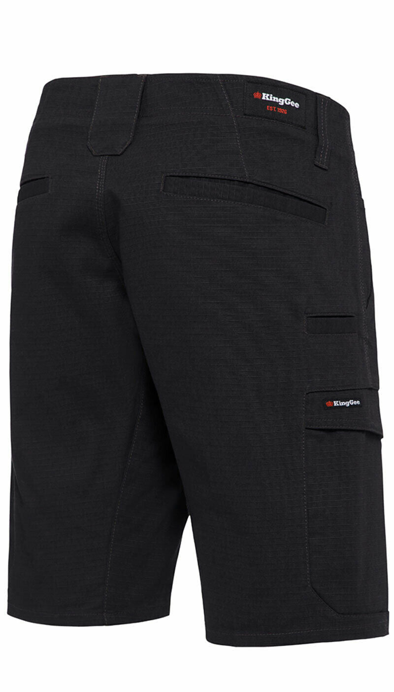 KingGee Mens Workcool Pro Shorts Comfort Stretch Work Cargo Tough Ripstop K17006-Collins Clothing Co