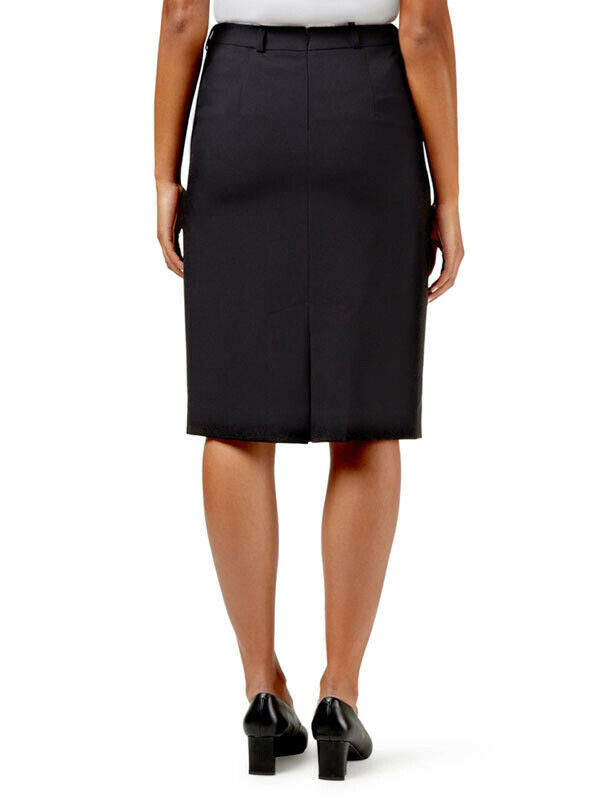 NNT Womens Helix Dry Poly Pleat Skirt Waist Band Detail Zip Business CAT2NJ-Collins Clothing Co