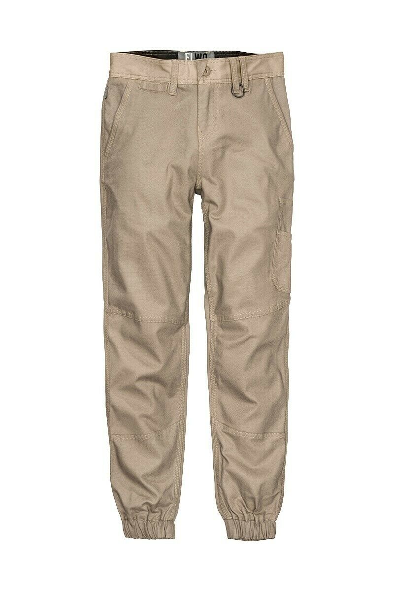 Elwood Women Cuffed Pant Stretch Canvas Elastic Cuff Comfortable Workwear EWD503-Collins Clothing Co