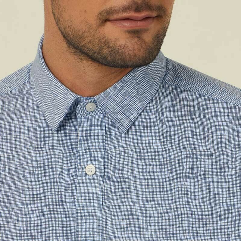 NNT Mens Avignon Abstract Stripe Long Sleeve Shirt Casual Fit Business CATJDC-Collins Clothing Co