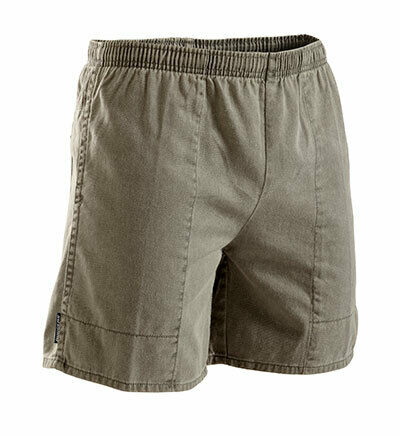 Stubbies Ruggers Men Pigment Dyed Cotton Elastic Comfy Waist Shorts Work SE420X-Collins Clothing Co