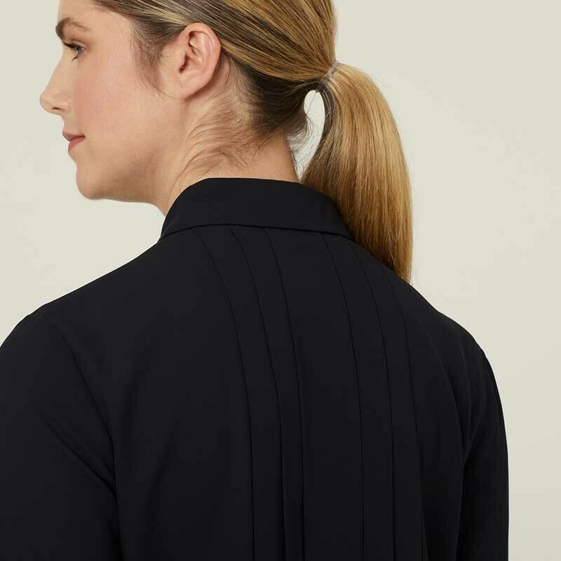 NNT Womens Business Georgie  3/4 Sleeve Pleat Back Formal Shirts Classic CATUKZ-Collins Clothing Co