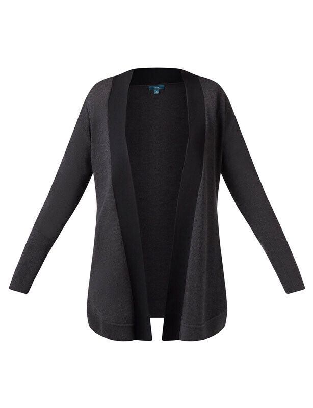 NNT Womens Pure Wool Knit Long Lined Jacket Formal Body Warmer Business CAT5B2-Collins Clothing Co