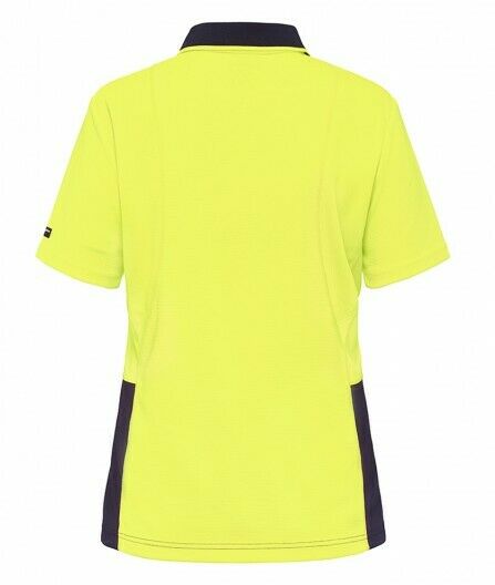 KingGee Womens WorkCool Spliced Polo S/S Shirt Hyperfreeze Work Comfy K44735-Collins Clothing Co