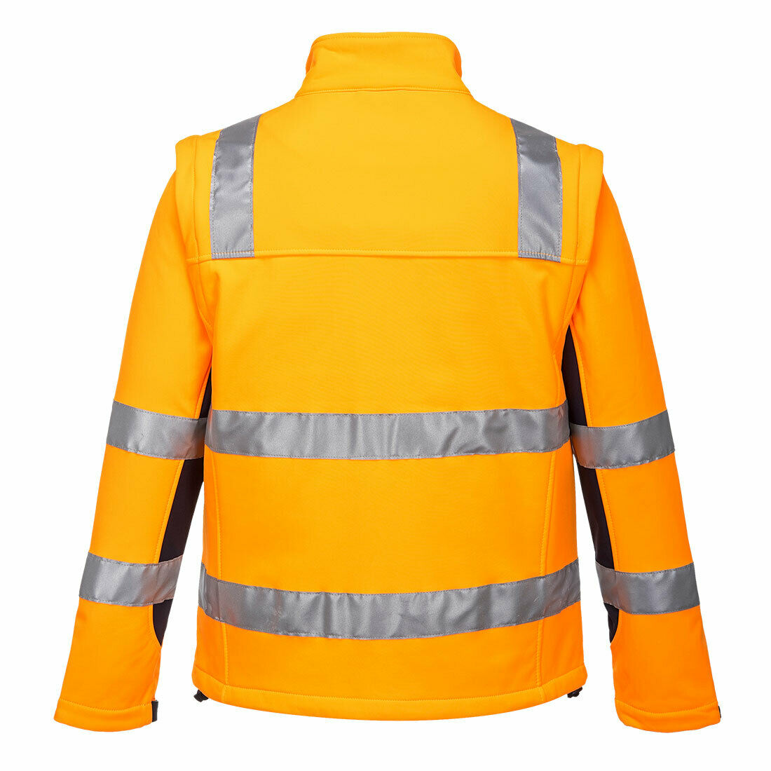 Portwest Mens Huski Chassis Jacket Softshell 2 in 1 Reflective Safety Tape K8074-Collins Clothing Co