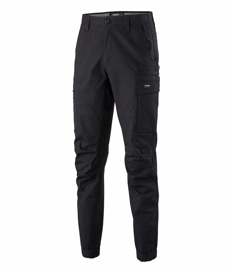 KingGee Mens Workcool Pro Cuff Pant Comfort Pants Cargo Stretch Ripstop K13011-Collins Clothing Co