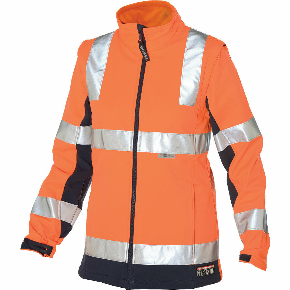Portwest Women Huski Kimberly Jacket Softshell Reflective Hi-Vis Safety K7003-Collins Clothing Co