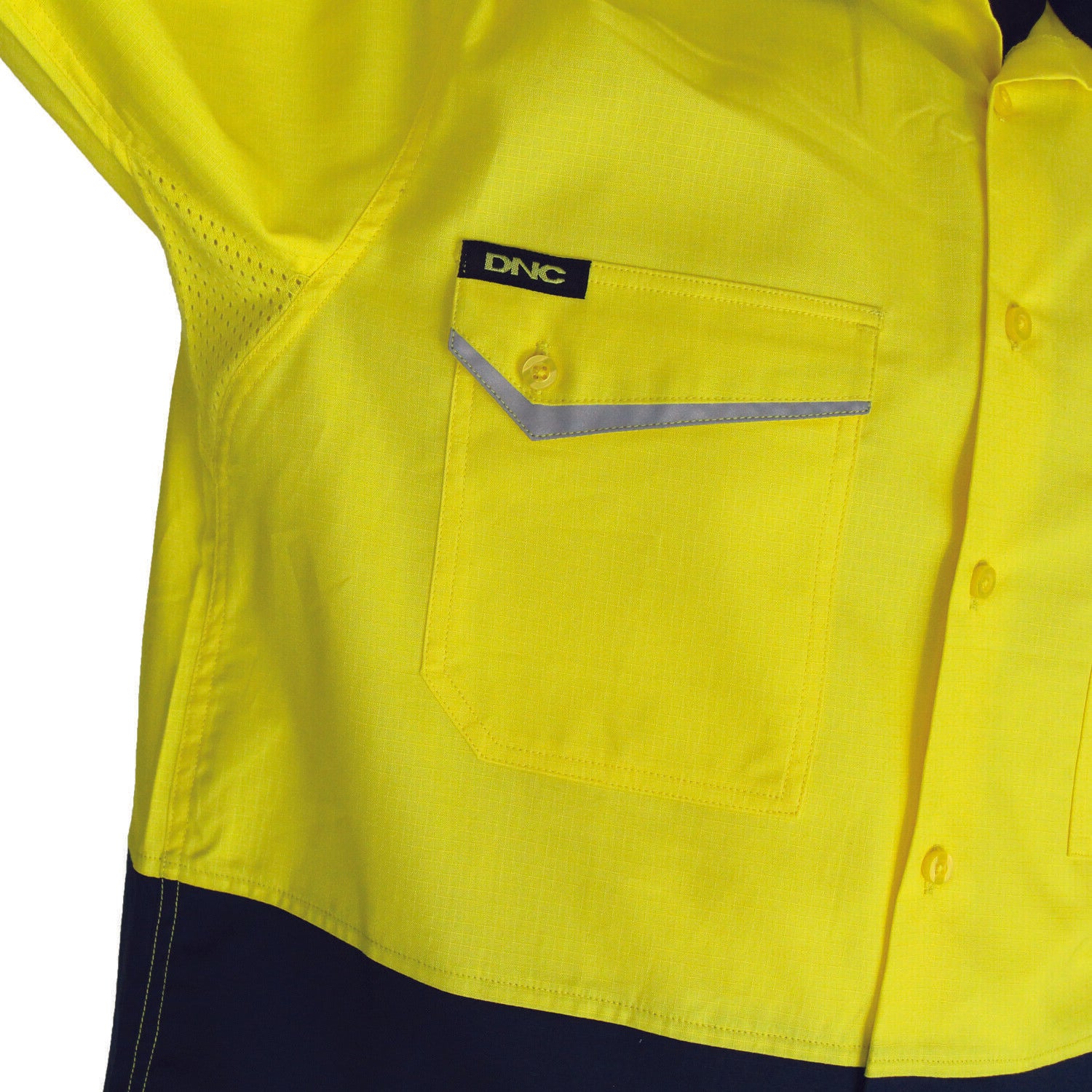 DNC Mens Tradies Two-Tone RipStop Cotton Workwear Lightweight Breathable 3586-Collins Clothing Co