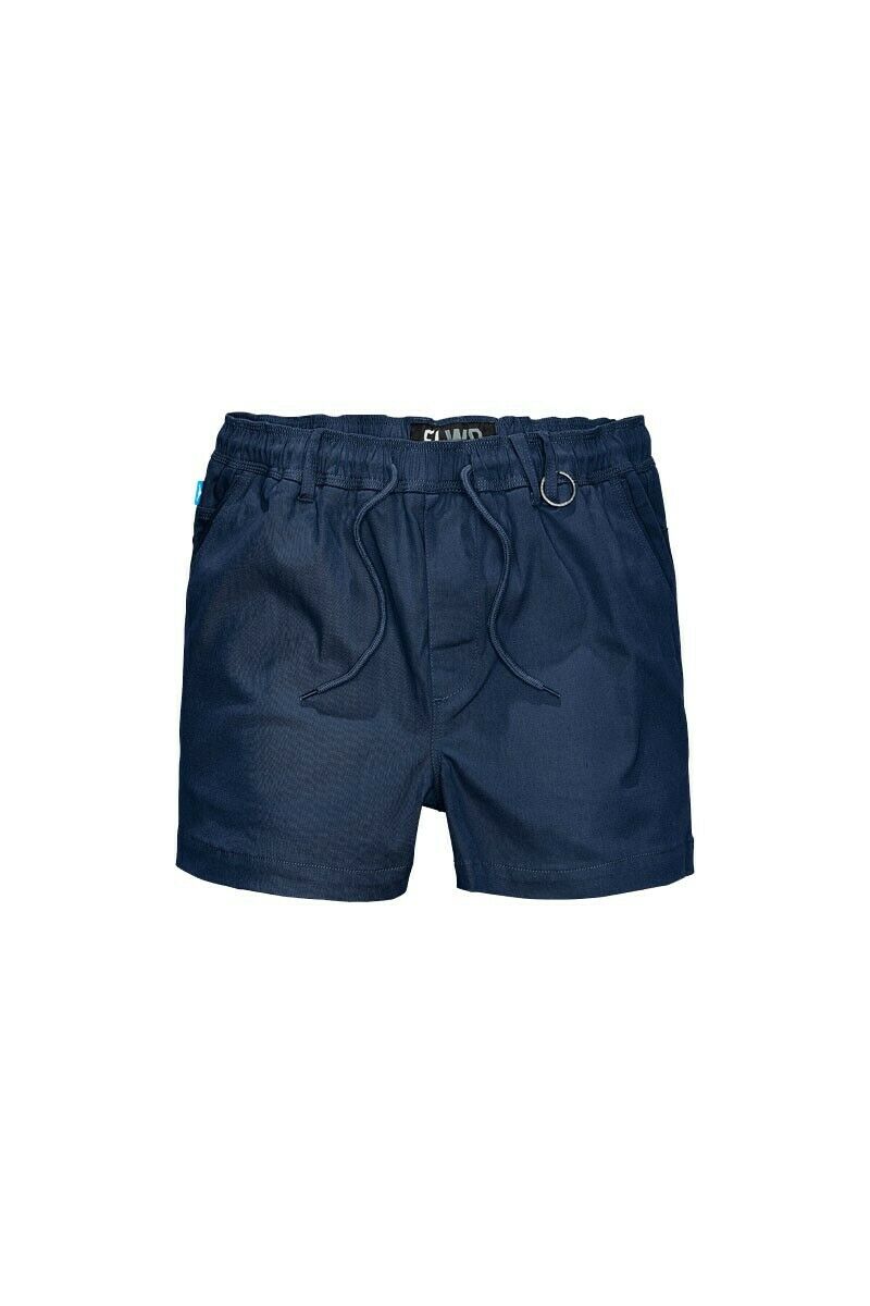 Elwood Mens Elastic Basic Short Summer Stretch Comfortable Workwear EWD206-Collins Clothing Co