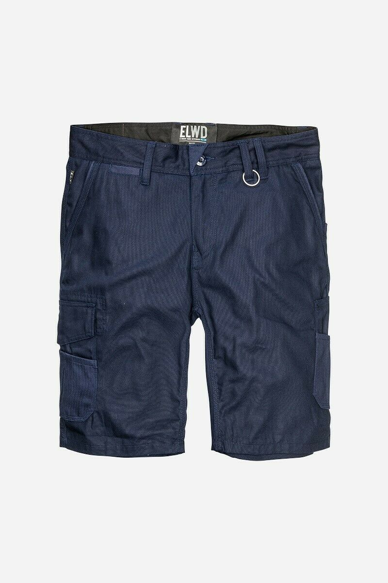 Mens Elwood Work Utility Shorts Canvas Cargo Phone Pocket Tough Tradie EWD201-Collins Clothing Co