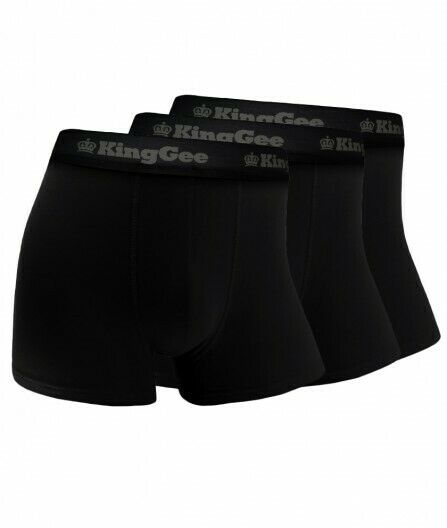 KingGee Mens Bamboo Work Trunk 3 Pack Superior Jocks Comfort Breathable K19005-Collins Clothing Co