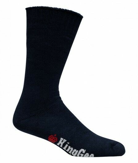 KingGee Mens Bamboo Work Socks 3 Pack Breathable Comfortable Workwear K09271-Collins Clothing Co