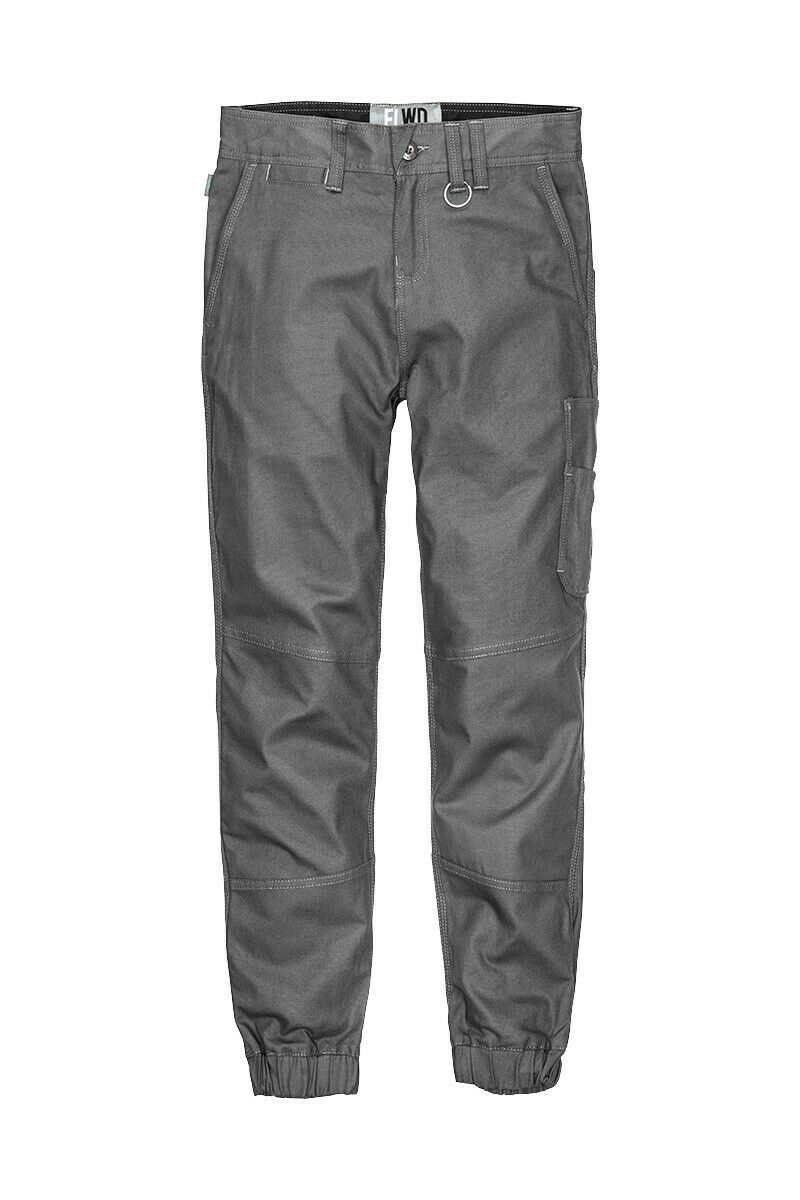 Elwood Women Cuffed Pant Stretch Canvas Elastic Cuff Comfortable Workwear EWD503-Collins Clothing Co
