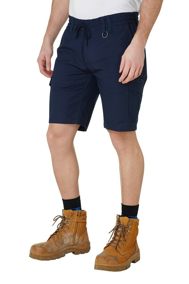 Elwood Mens Elastic Utility Short Summer Stretch Comfortable Workwear EWD203-Collins Clothing Co