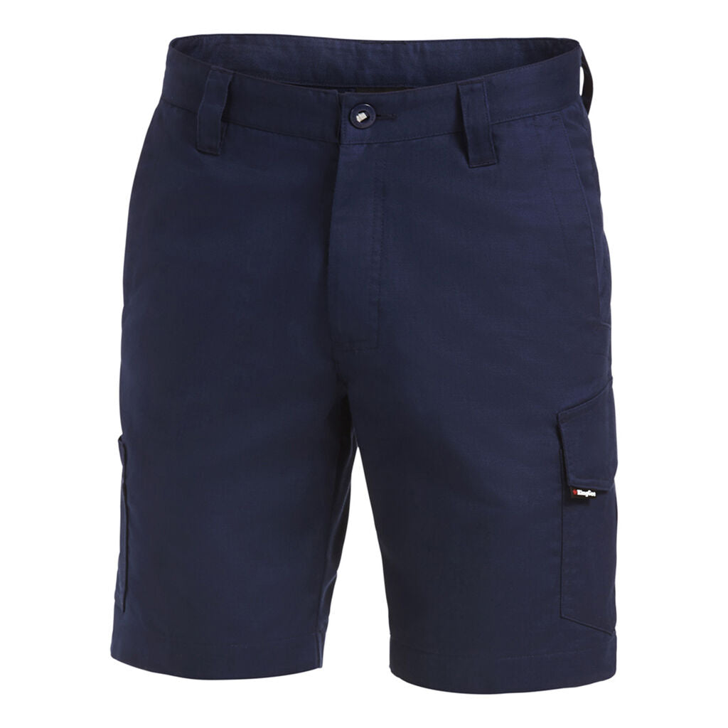 KingGee Mens Workcool 2 Shorts Modern Contoured Fit Workwear Tough Comfy K17820-Collins Clothing Co