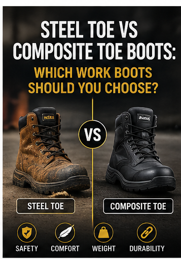Steel Toe vs Composite Toe Boots: Which Work Boots Should You Choose?