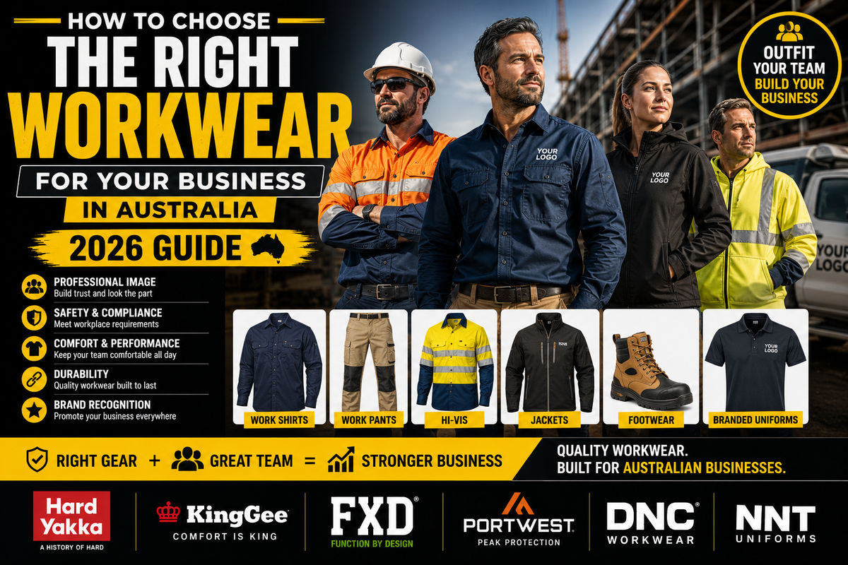 How to Choose the Right Workwear for Your Business in Australia (2026 Guide)