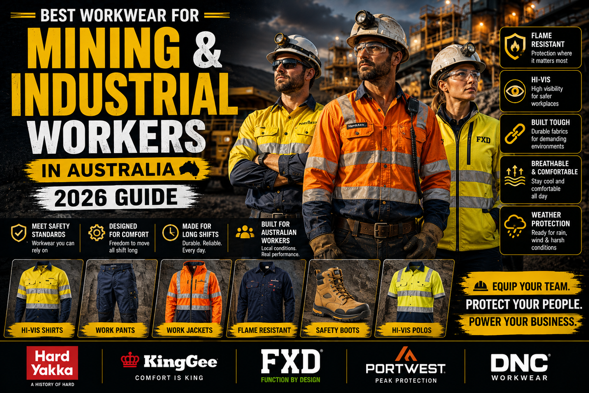 Best Workwear for Mining &amp; Industrial Workers in Australia (2026 Guide)
