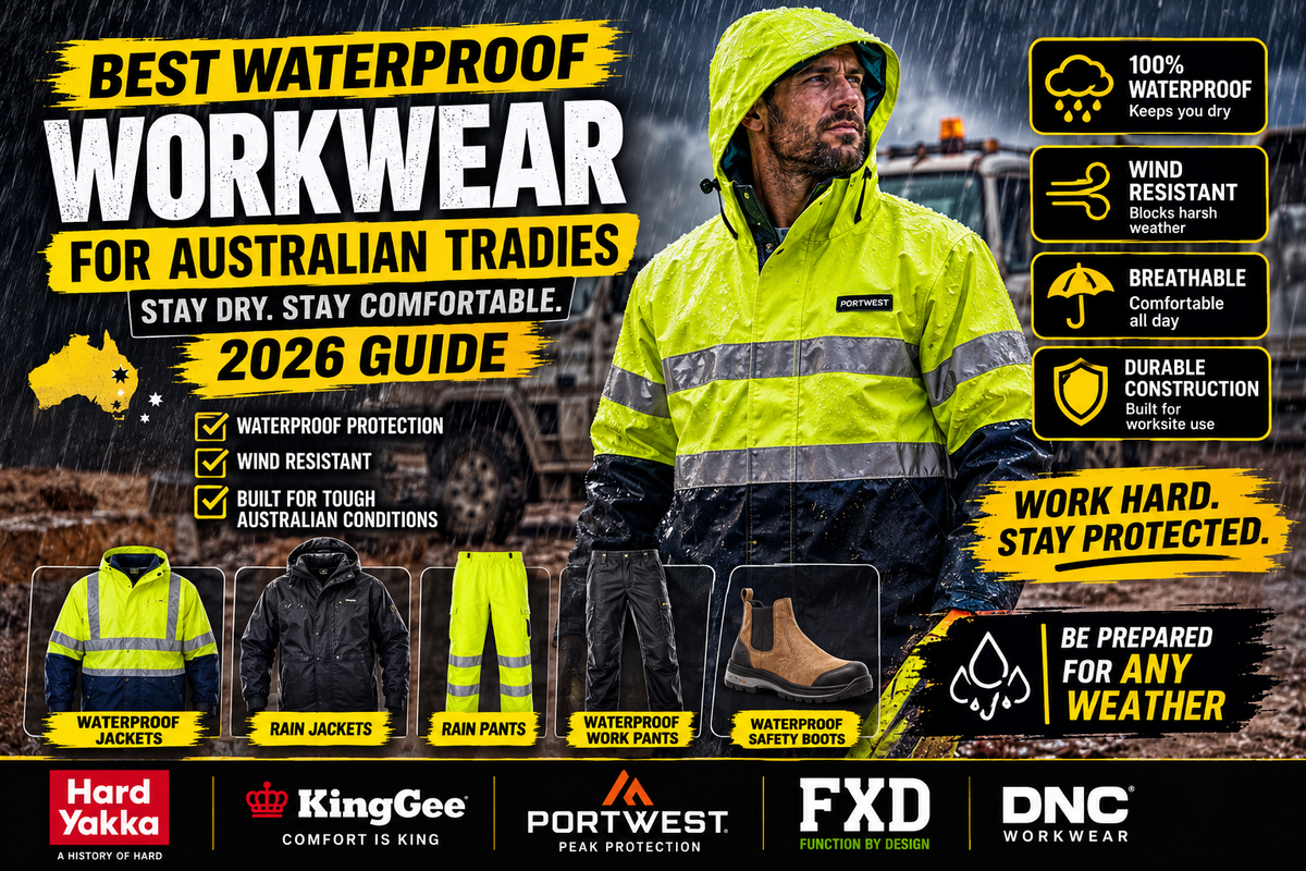 Best Waterproof Workwear for Australian Tradies (2026 Guide)