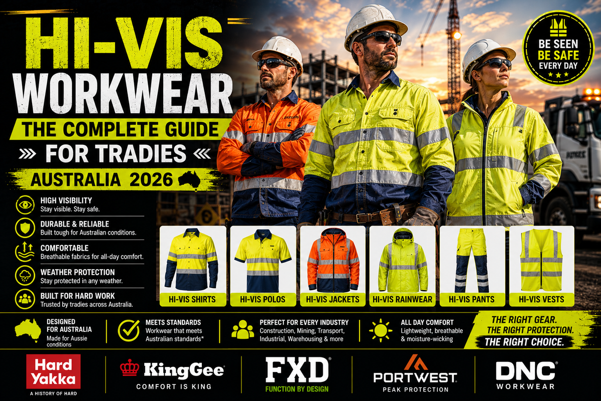 Hi-Vis Workwear Australia: The Complete Guide for Tradies (2026)
