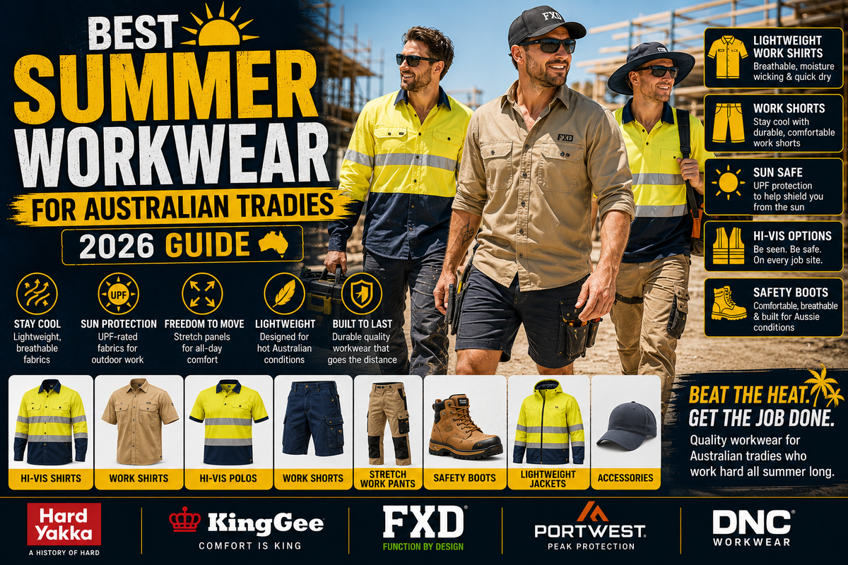 Best Summer Workwear for Australian Tradies (2026 Guide)