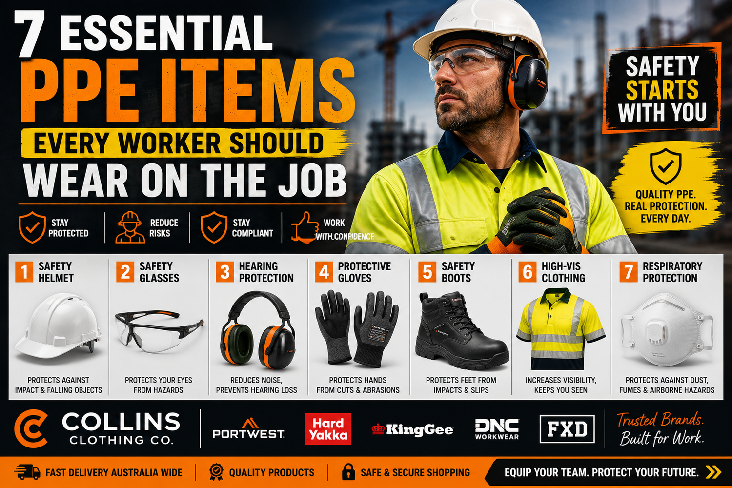 7 Essential PPE Items Every Worker Should Wear on the Job