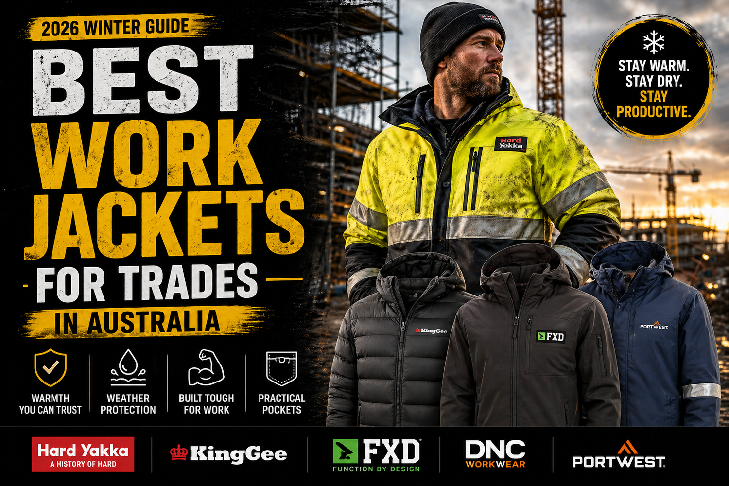 Best Work Jackets for Trades in Australia (2026 Winter Guide)