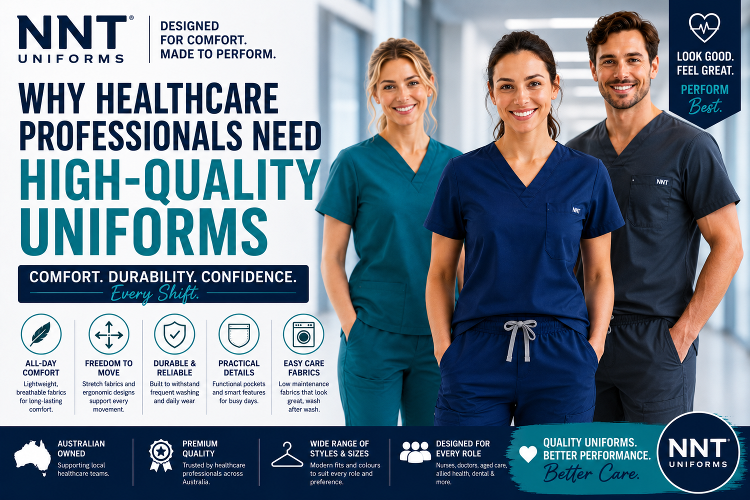 Why Healthcare Professionals Need High-Quality Uniforms (2026 Guide)