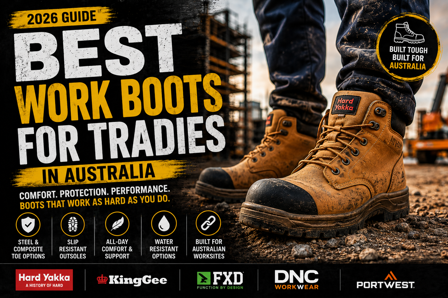 Best Work Boots for Tradies in Australia (2026 Guide)