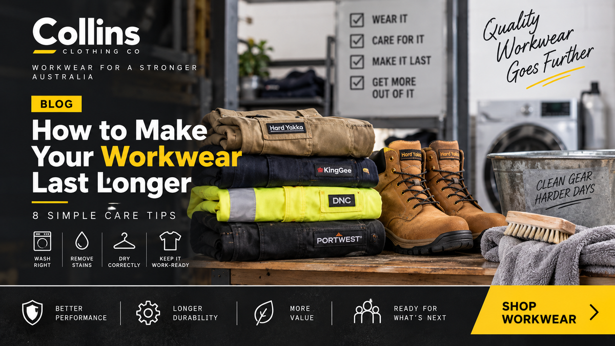How to Make Your Workwear Last Longer: 8 Simple Care Tips