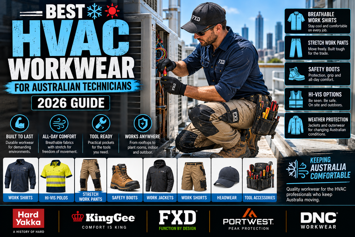 Best Workwear for HVAC Technicians in Australia (2026 Guide)