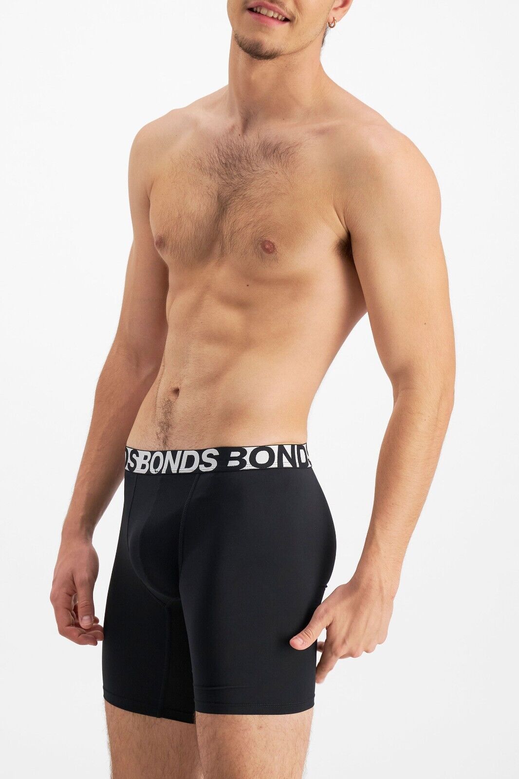 Bonds Mens Active Everyday Long Trunk Lightweight Double-Layer 3 Pack MWR9