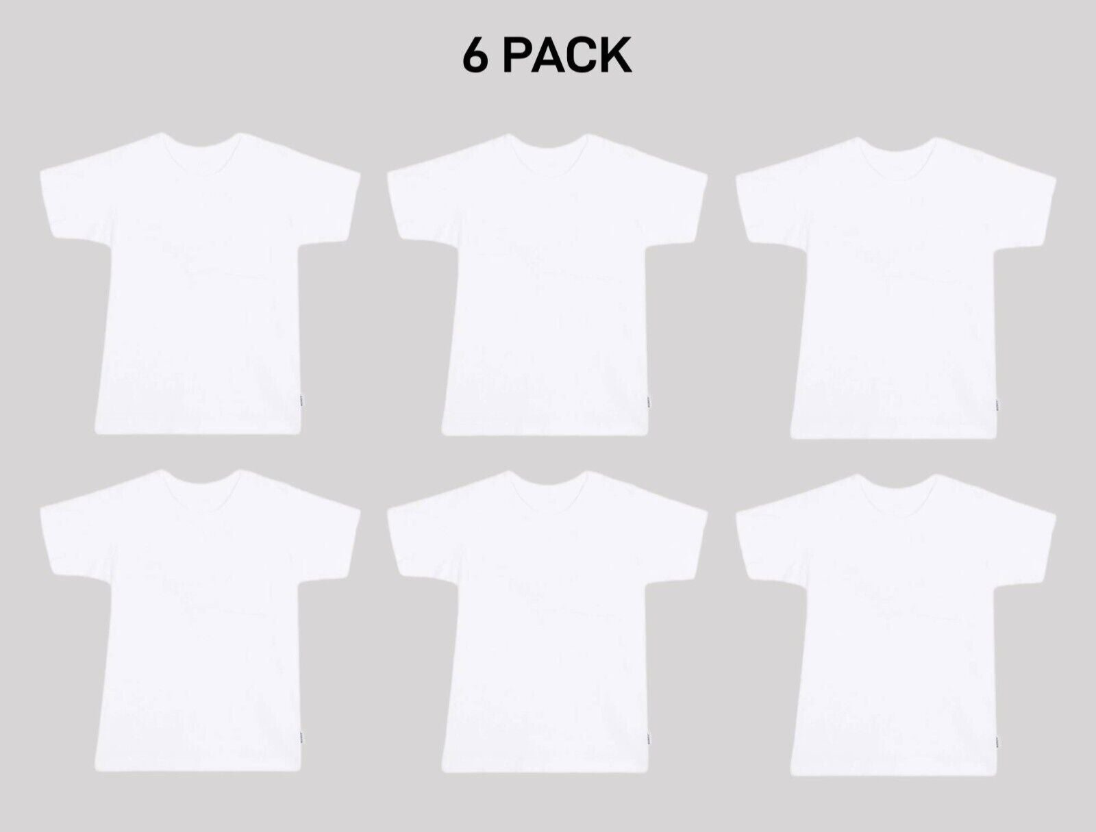 Bonds Kids Next Gen Crew Tee Cotton Shirt Perfect Comfort and Style 6 Pack KVRHK