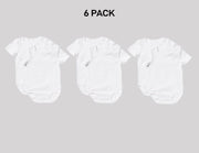 Bonds Baby Wonderbodies Short Sleeve Bodysuit Ultimate Comfort 6 Pack BY4TA