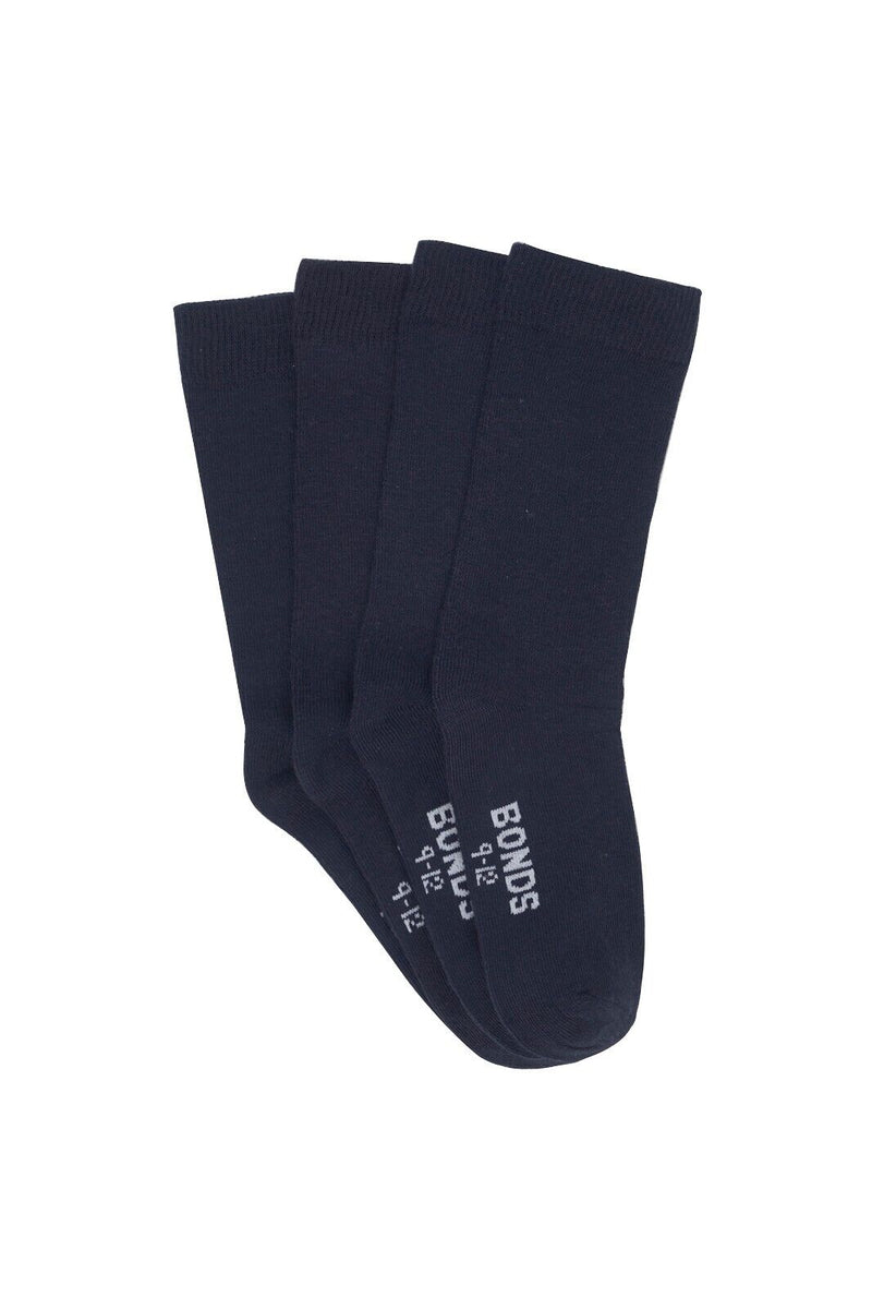 Bonds Kids School Oxford Crew Socks Ultimate Comfort and Softness 8 Pack RY4X4N