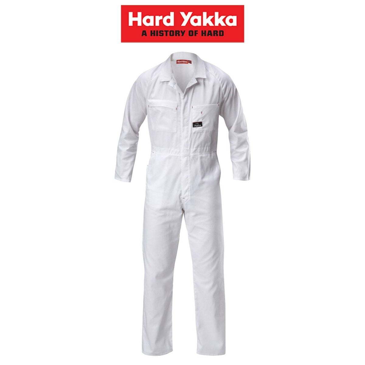 Mens Hard Yakka Coverall Cotton Drill Lightweight Overall Phone Painters Y00030