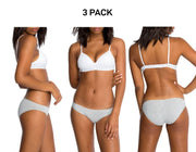 Bonds Womens Hipster Bikini Comfortable Coverage Low Rise Waist 3 Pack WUVXA