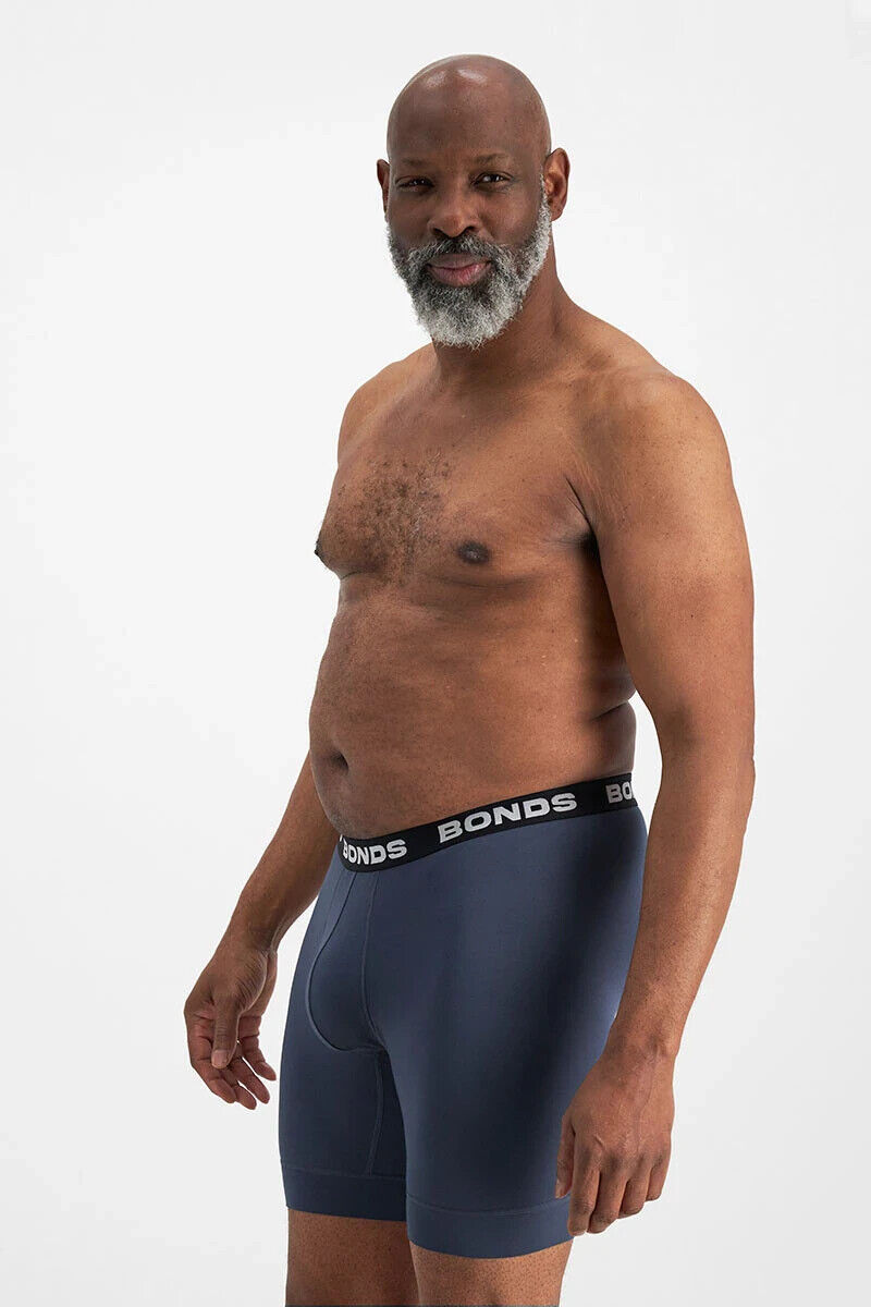 Bonds Mens Total Package Long Trunk Superior Support & Comfort Bands 6 Pack MWHK