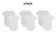 Bonds Baby Wonderbodies Short Sleeve Bodysuit Ultimate Comfort 6 Pack BXK7A