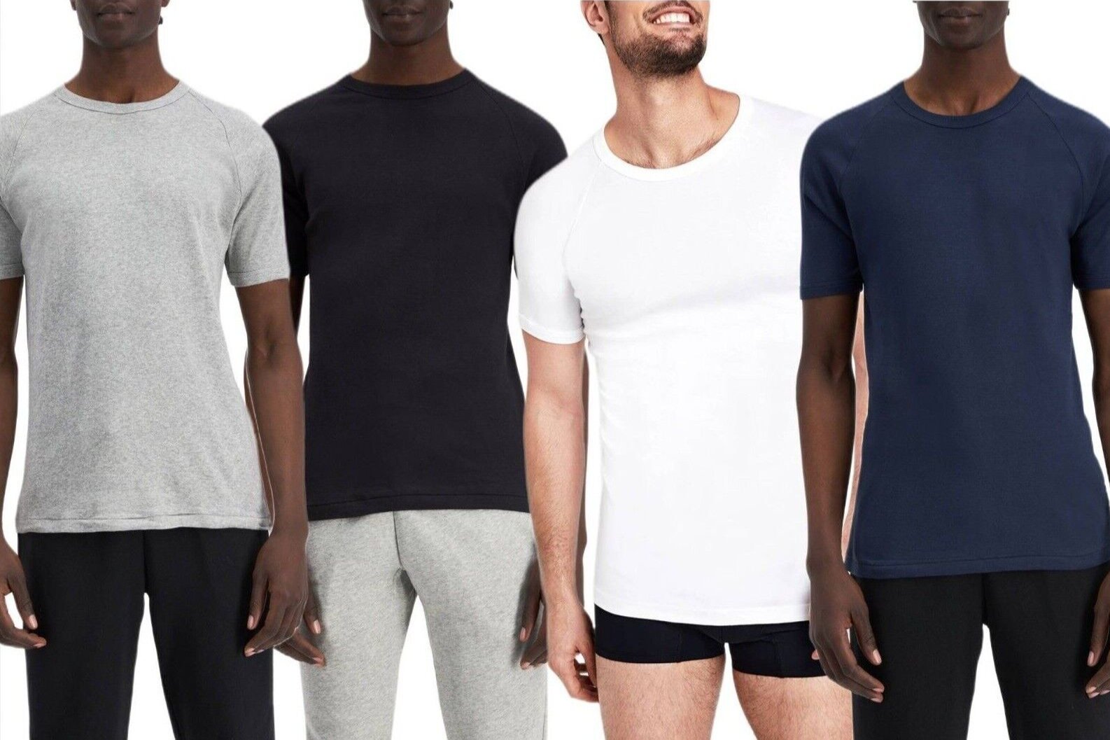 Bonds Mens Raglan Crew Round Neck T-Shirt Soft Breathable Cotton MB3937