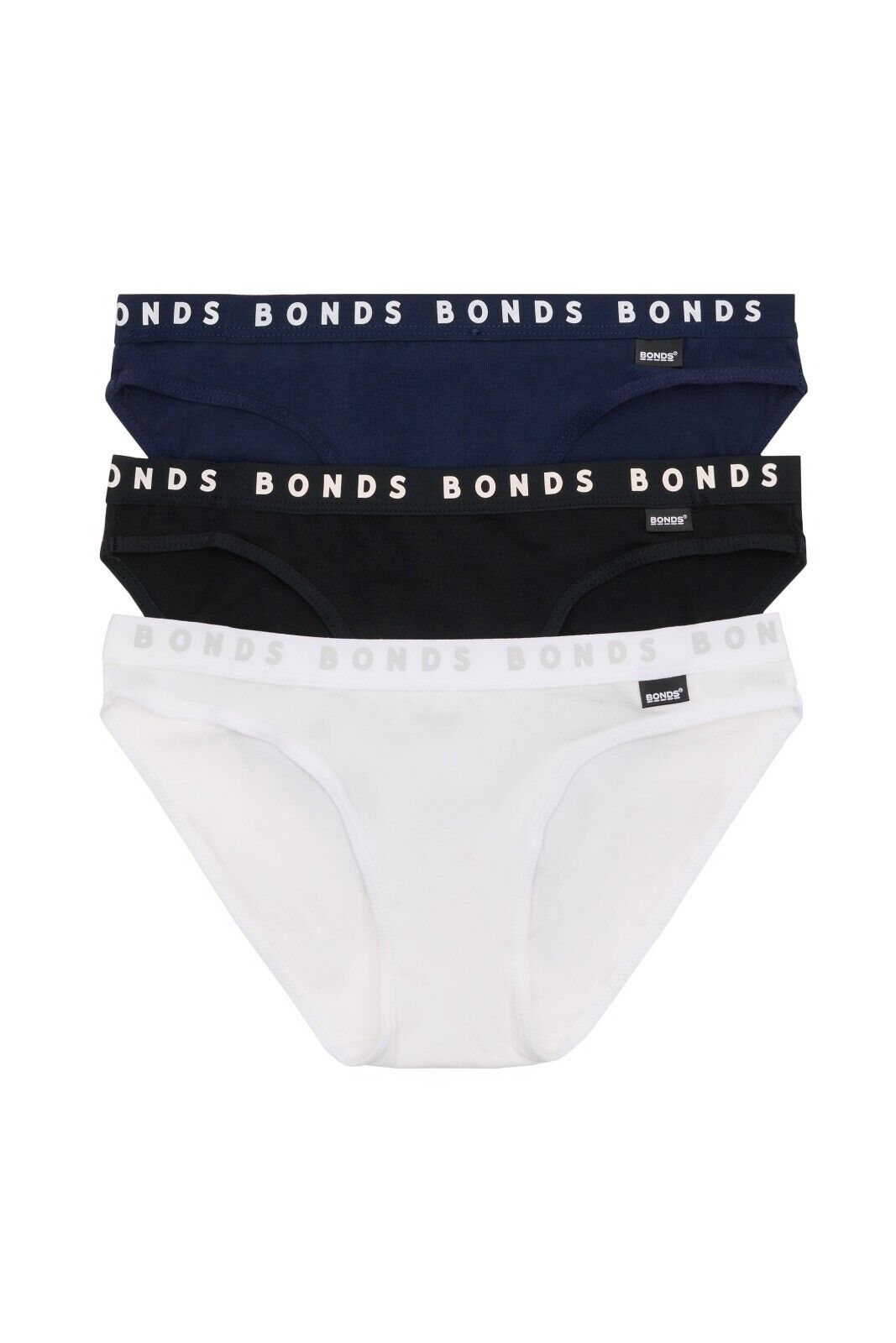 Bonds Girls Hipster Bikini Plain Comfortable Cotton Fabric 6 Pack UWPR3A