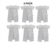 Bonds Baby Zip Romper Wondersuit Soft Cotton for Warmth Weather 6 Pack BXNMA