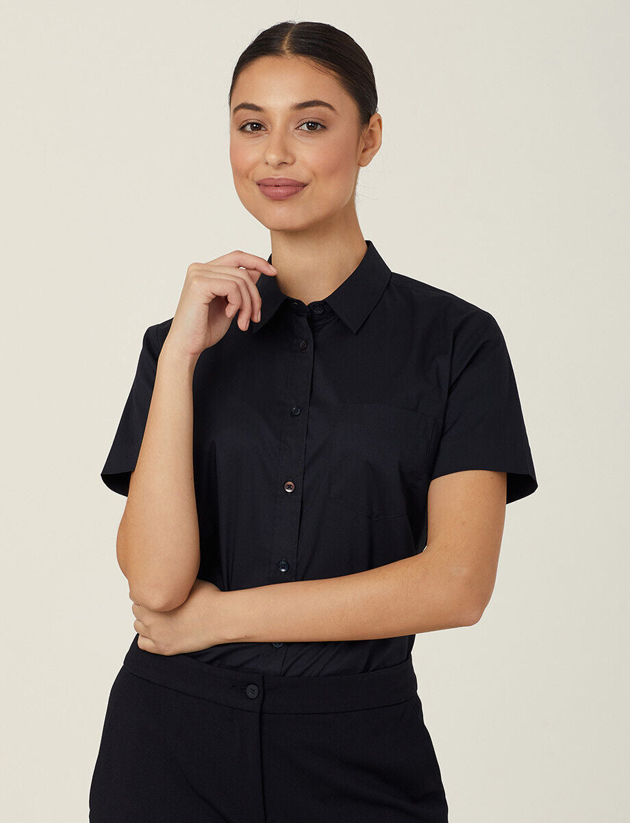 SALE NNT Women Avignon Short Sleeve Slim Comfortable Business Shirt CATUK8