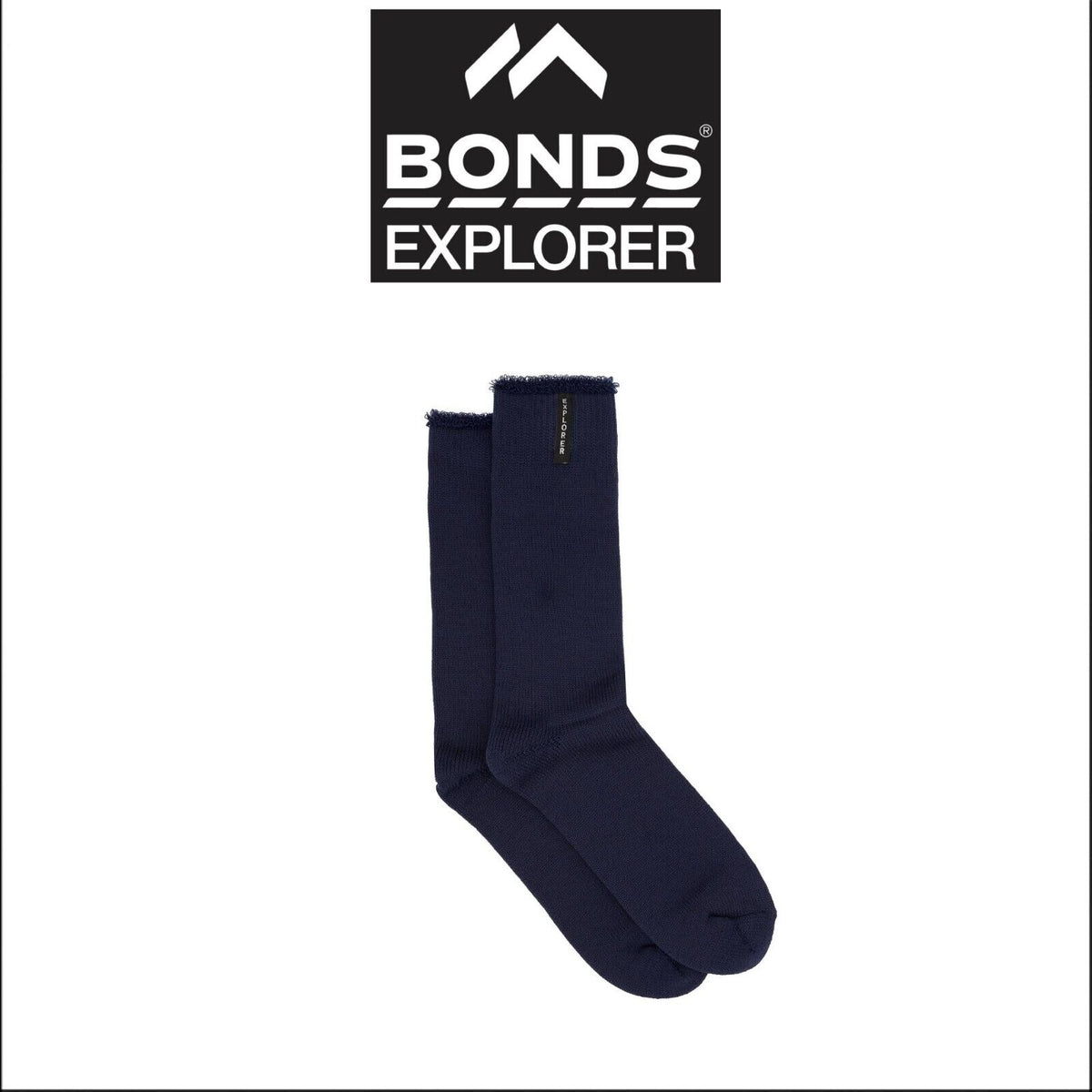 Bonds Explorer Original Breathable Comfortable Wool Blend Crew Sock S1139