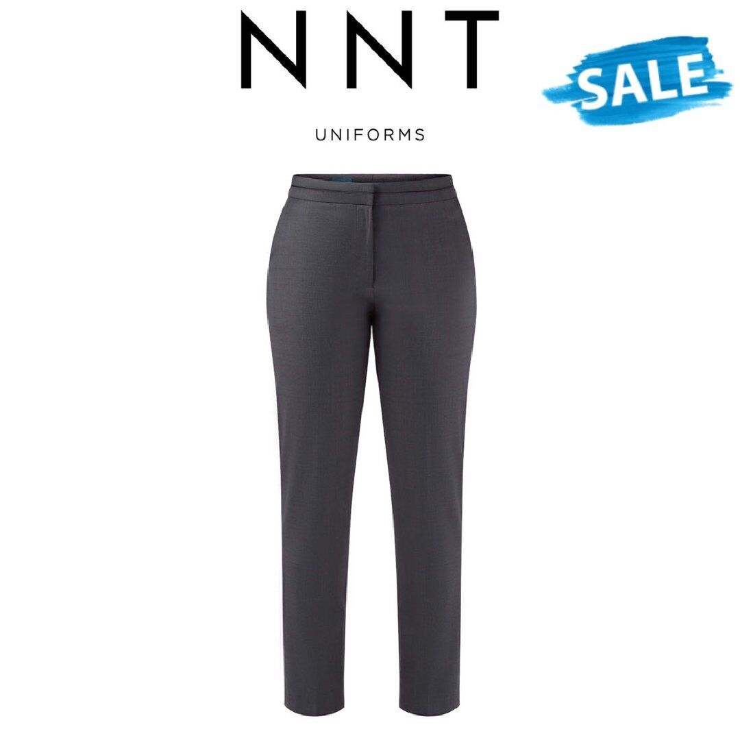 SALE NNT Womens Sharkskin Slim Formal Pant Regular Length Business Pants CAT3N4