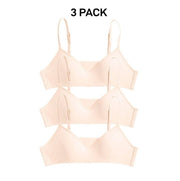 Bonds Girls Stretchies Contour Crop Extendable Elastic Straps Bra 3 Pack UZR31A