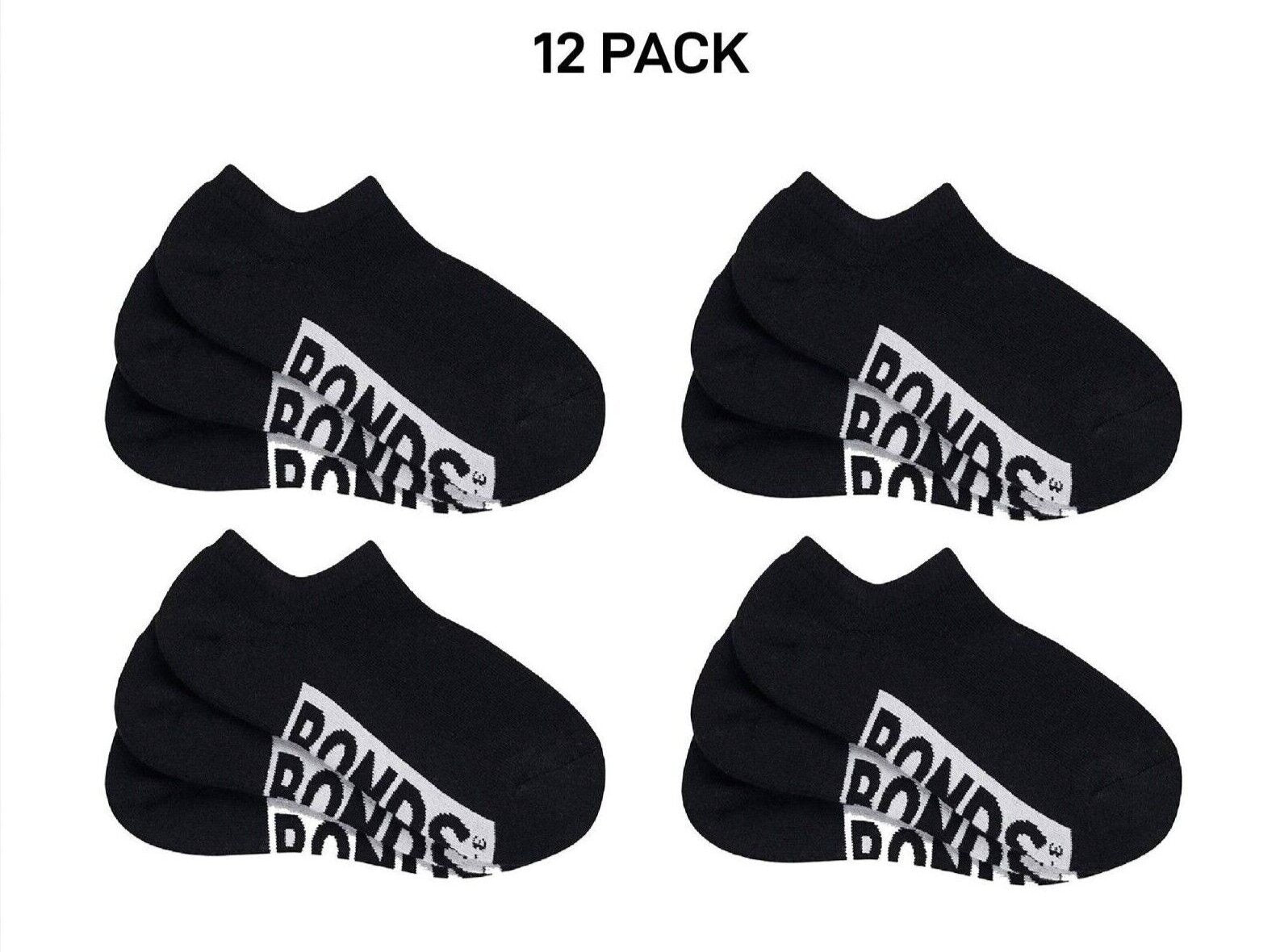 Bonds Womens Cushioned No Show Socks Extra Comfort and Smooth Toe 12 Pack LXPX3N