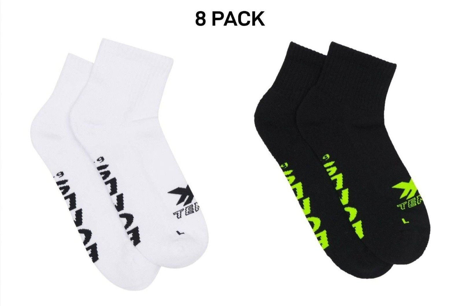 Bonds Mens X-Temp Quarter Crew Socks Dynamic Dual Action Cooling 8 Pack SXX72N
