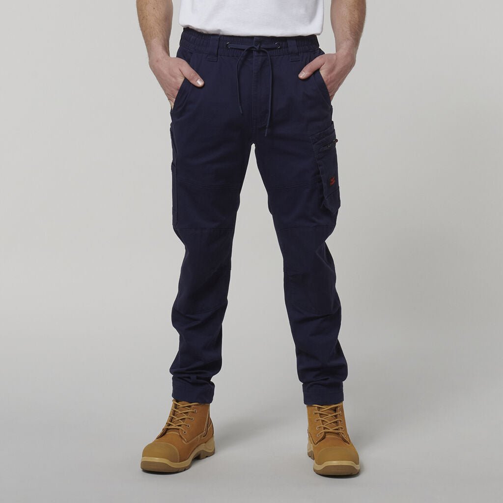 Hard Yakka Mens Toughmaxx Pants Waistband  Cotton Comfortable Work Pants Y02204